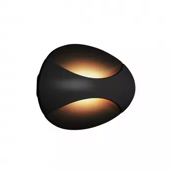 Настенный светильник iledex flux (iledex) черный 21x14x5 см.