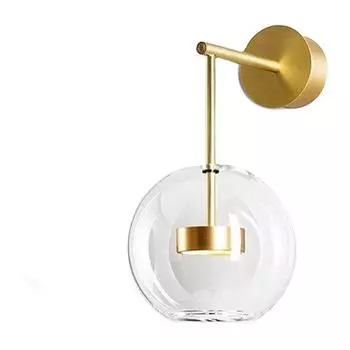 Настенный светильник kink light галла 07545a (kink light) золотой 200x350 см.