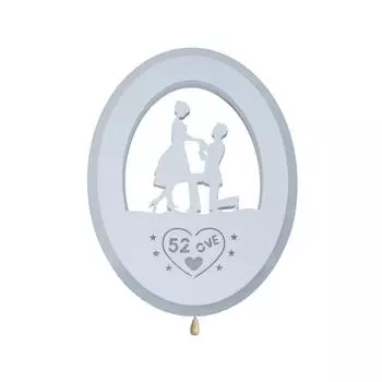 Настенный светильник kink light предложение 074110,25 (kink light) белый 40 см.