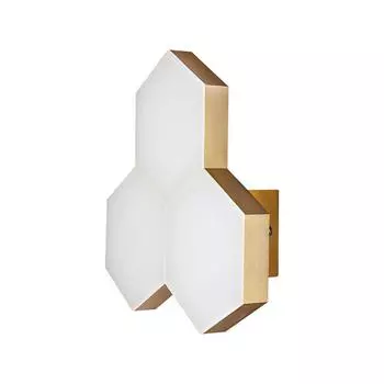 Настенный светильник lightstar favo 750633 (lightstar) золотой 80x260x80 см.