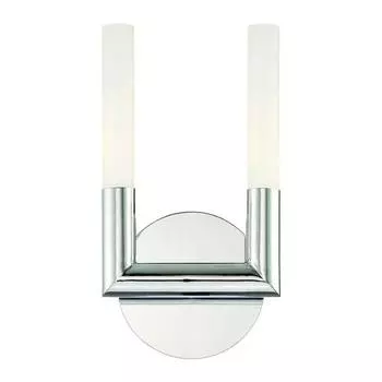 Настенный светильник lucia tucci flop w3390.2 chrome (lucia tucci) белый 165x309x90 см.