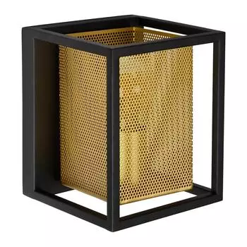 Настенный светильник lucide sansa 21222/01/30 (lucide) золотой 150x180x150 см.