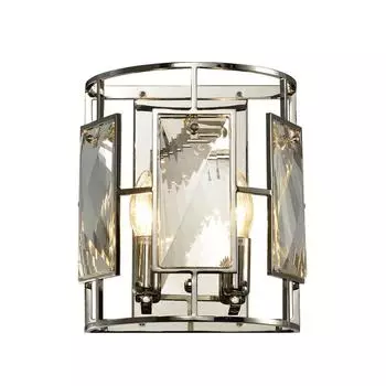 Настенный светильник lumien hall барумини lh3046/2w-nk (lumien hall) серебристый 220x260x140 см.