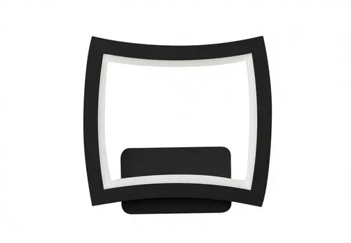 Настенный светильник roomy (iledex) черный 19 см.