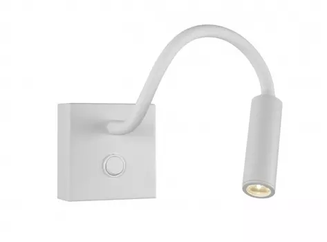 Настенный светильник telescope (iledex) белый 8 см.