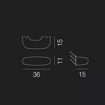 Настенный светильник (to4rooms) белый 36x11x15 см.