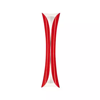 Настенный светильник (to4rooms) красный 13x54x13 см.