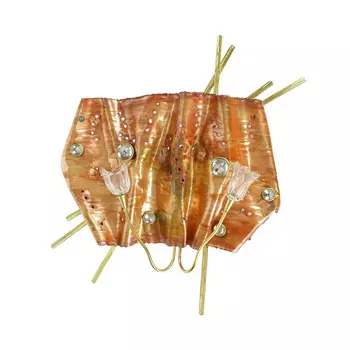 Настенный светильник (to4rooms) оранжевый 40x60x18 см.