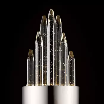 Настенный светильник (to4rooms) серебристый 18x55x9 см.