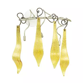 Настенный светильник (to4rooms) золотой 30x37x22 см.