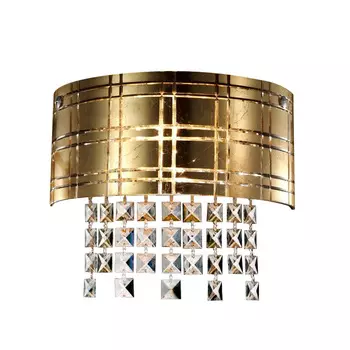 Настенный светильник (to4rooms) золотой 42x17x15 см.