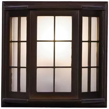 Настенный светильник velante 502-721-01 (velante) черный 225x225x110 см.