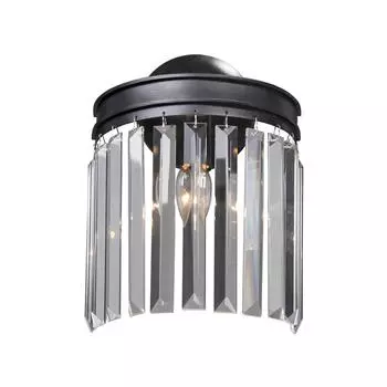 Настенный светильник vitaluce v5151-1/1a (vitaluce) черный 290x125 см.