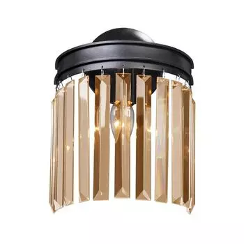 Настенный светильник vitaluce v5154-1/1a (vitaluce) черный 290x125 см.