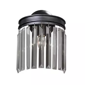 Настенный светильник vitaluce v5155-1/1a (vitaluce) черный 290x125 см.
