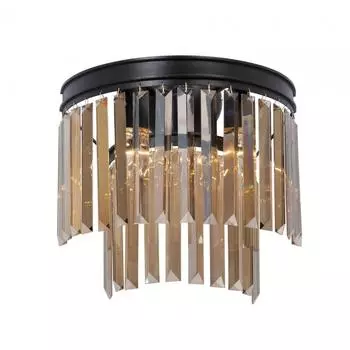 Настенный светильник vitaluce v5156-1/3a (vitaluce) черный 350x180 см.
