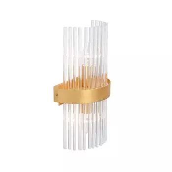 Настенный светильник vitaluce v5871-8/2a (vitaluce) золотой 205x360x125 см.