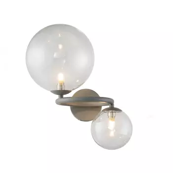 Настенный светильник wendt (delight collection) серый 30x36x26 см.