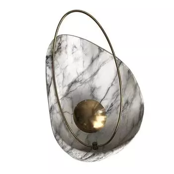 Настенный светодиодный светильник kink light делия 07642,01 (kink light) белый 390 см.