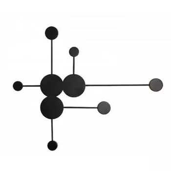 Настенный светодиодный светильник kink light фирс 2206,19 (kink light) черный 920x780x70 см.