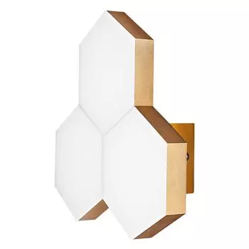 Настенный светодиодный светильник lightstar favo 750631 (lightstar) белый 255x260x80 см.