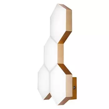 Настенный светодиодный светильник lightstar favo 750641 (lightstar) белый 255x370x80 см.