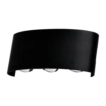 Настенный светодиодный светильник moderli madina v1891-wl (moderli) черный 170x40x80 см.