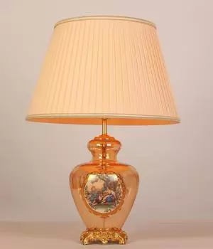 Настольная лампа abrasax lilie tl.8102-1go (abrasax) золотой 570 см.