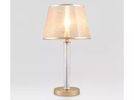 Настольная лампа alcamo (eurosvet) золотой 32 см.