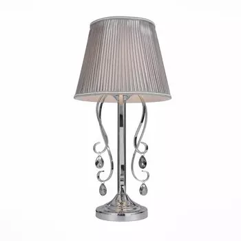 Настольная лампа azzurro (st luce) серебристый 56 см.