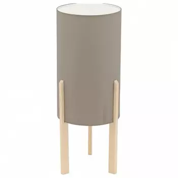 Настольная лампа campodino (eglo) серый 40 см.