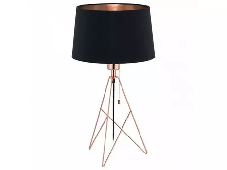 Настольная лампа camporale (eglo) черный 56 см.