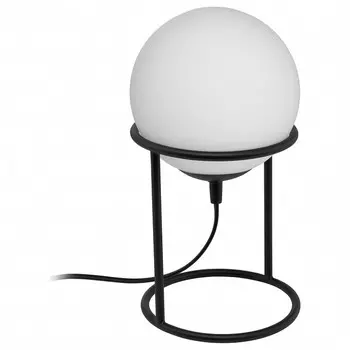 Настольная лампа castellato 1 (eglo) черный 28 см.