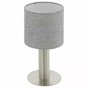 Настольная лампа concessa 1 (eglo) серебристый 14x30x16 см.