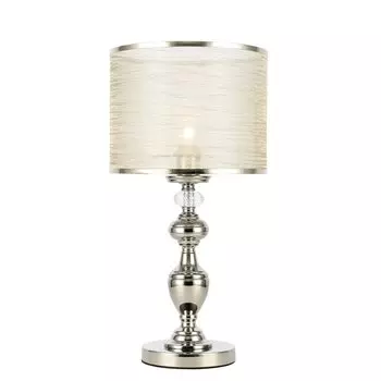 Настольная лампа coresia (st luce) серебристый 58 см.