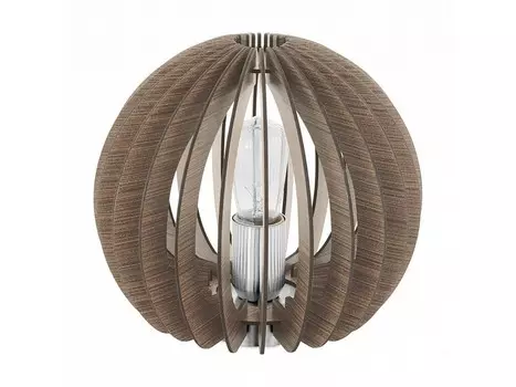 Настольная лампа cossano (eglo) коричневый 22 см.