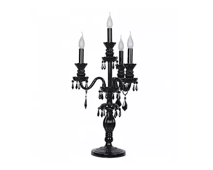 Настольная лампа декоративная барселона (chiaro) черный 80 см.