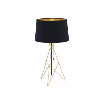 Настольная лампа декоративная camporale (eglo) золотой 56 см.