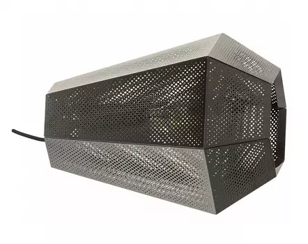 Настольная лампа декоративная chiavica (eglo) черный 17x20x25 см.