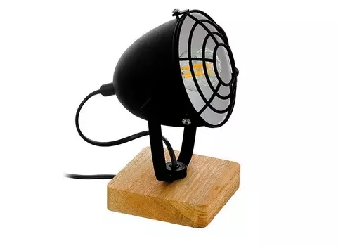 Настольная лампа декоративная gatebeck 1 (eglo) черный 11x20x11 см.