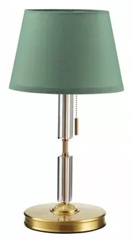 Настольная лампа декоративная london (odeon light) зеленый 17x50x27 см.