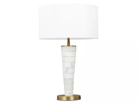 Настольная лампа (delight collection) белый 36x66x36 см.
