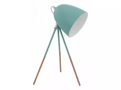 Настольная лампа dundee (eglo) голубой 29x44x29 см.