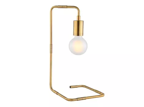 Настольная лампа elis (gramercy) золотой 18x45x18 см.