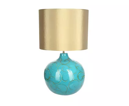Настольная лампа (farol) голубой 38.0x67.0 см.