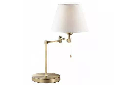 Настольная лампа gemena (odeon light) золотой 50 см.