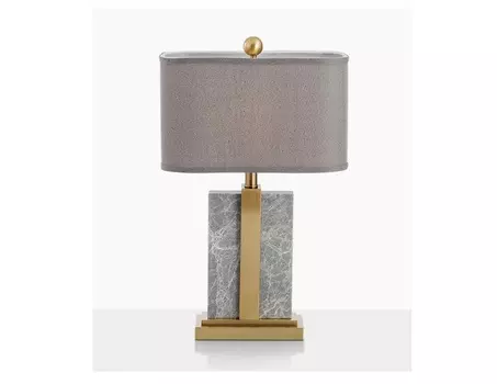 Настольная лампа kingston gray (my interno) серый 38x68x23 см.