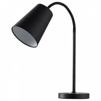 Настольная лампа комфорт (demarkt) черный 15x50x35 см.