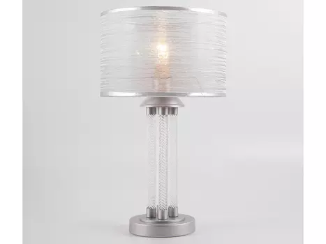 Настольная лампа licata (eurosvet) серебристый 49 см.