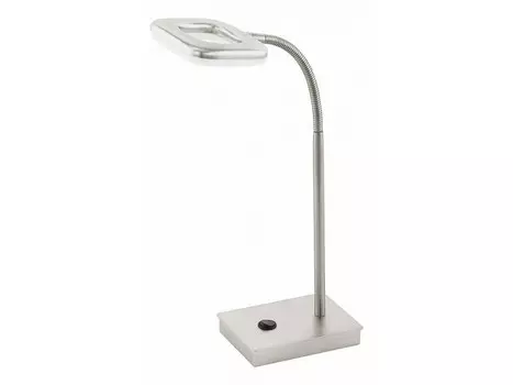 Настольная лампа litago (eglo) серебристый 9x37x12 см.